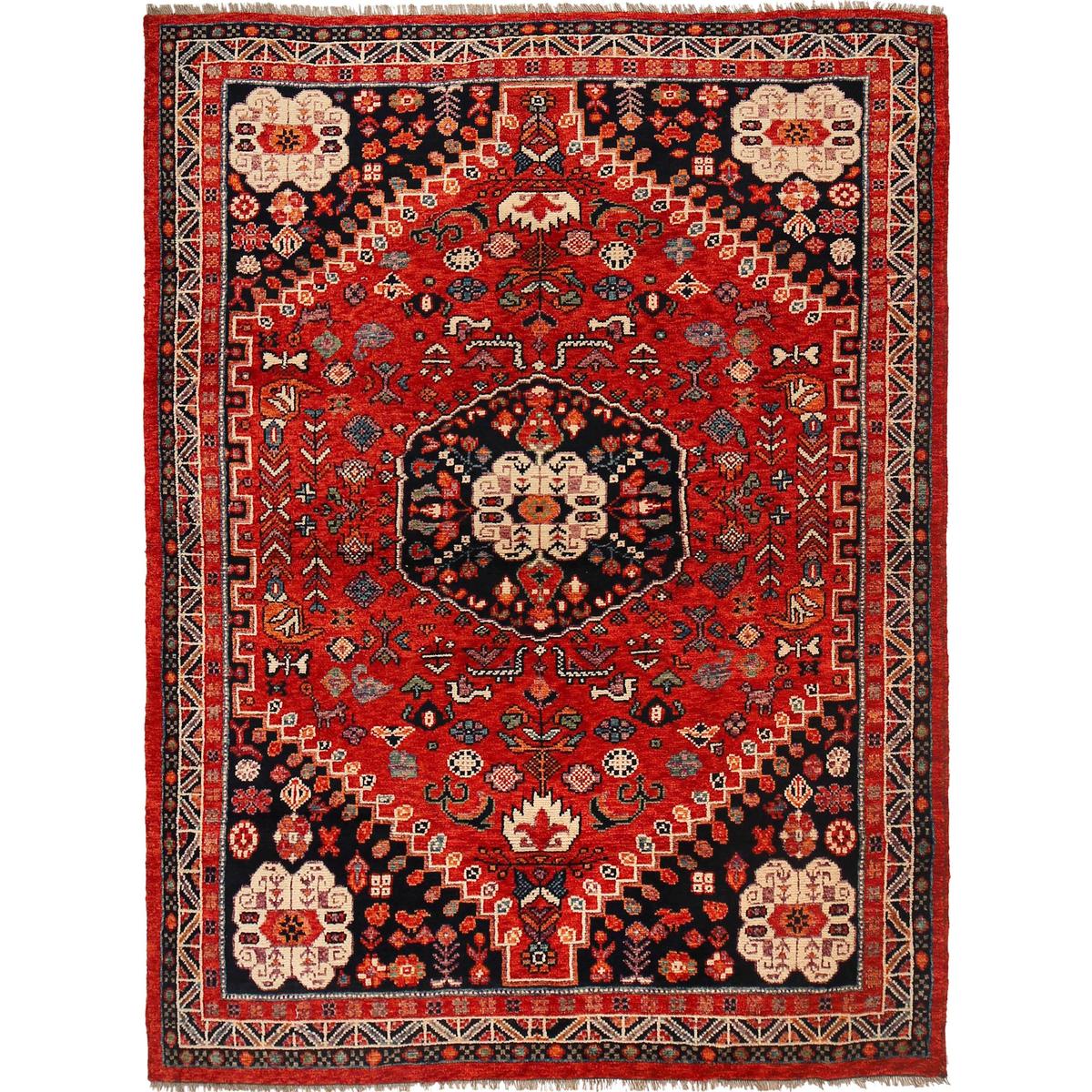Handmade Shirazi Oriental Wool Rug 169x230 cm (ID B29780)