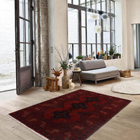 Premium Handmade Khal Mohammadi Wool Area Rug 102x148cm (ID B30054)