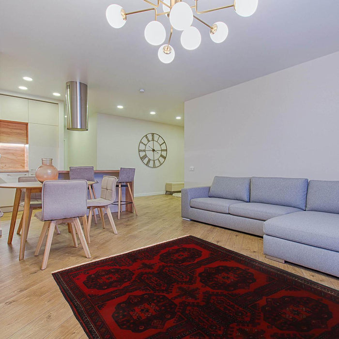 Handmade Wool KhalMohammadi Rug 103 x 155 cm (ID B30056)