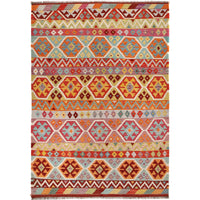 Handmade Vegetable Kilim 5' 9" x 8' 4" (ft) - No. B30568