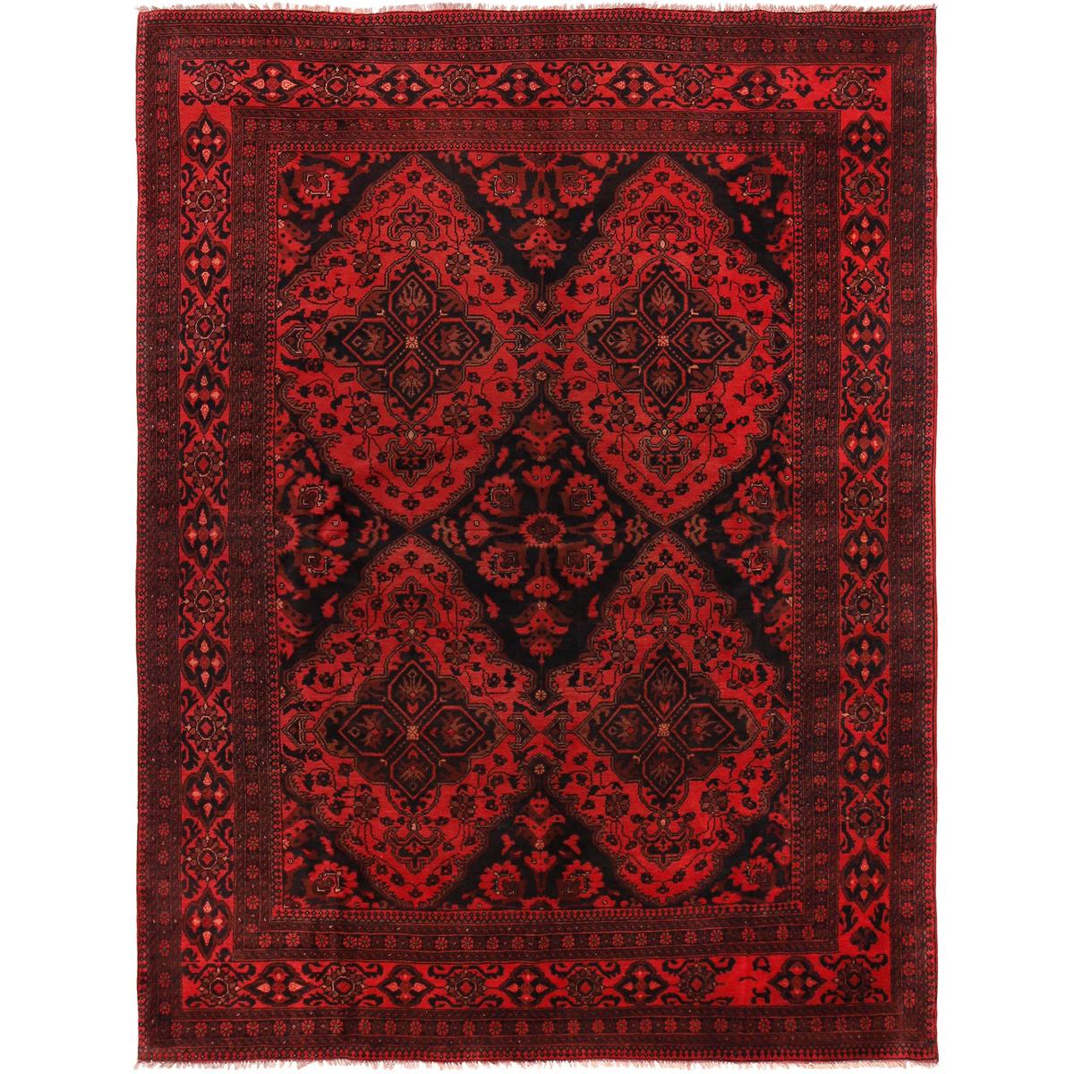 Handmade Khal Mohammadi Wool Area Rug 208x279 cm (ID B30657)