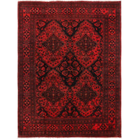 Handmade Khal Mohammadi Wool Area Rug 208x279 cm (ID B30657)