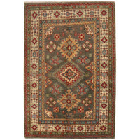 Handmade Kazak Wool Area Rug 100x146 cm (ID B34688)