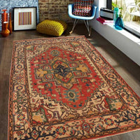 Handmade Heriz Wool Rug 117 x 186 cm (ID B34690)