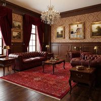 Red Oasis Heirloom Turkish Rug - Aladdinrugs
