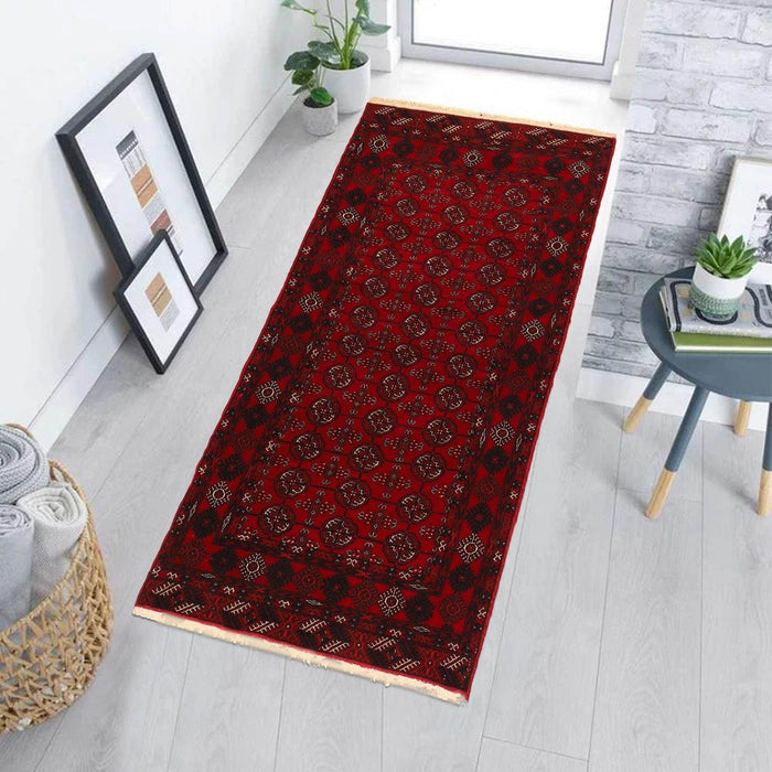 Handmade Bokhara Wool Runner 87 x 172 cm (ID G22927)