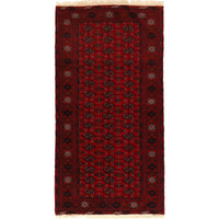 Handmade Bokhara Wool Runner 83 x 166 (cm) (ID G22928)