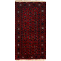 Handmade Wool Bokhara Rug 88 x 166 cm (ID G22932)