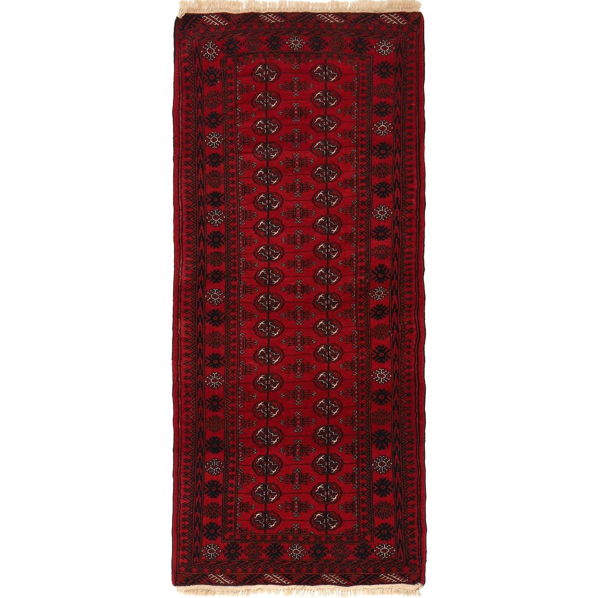 Premium Handmade Bokhara Wool Runner Rug 79 x 191cm (ID G22933)