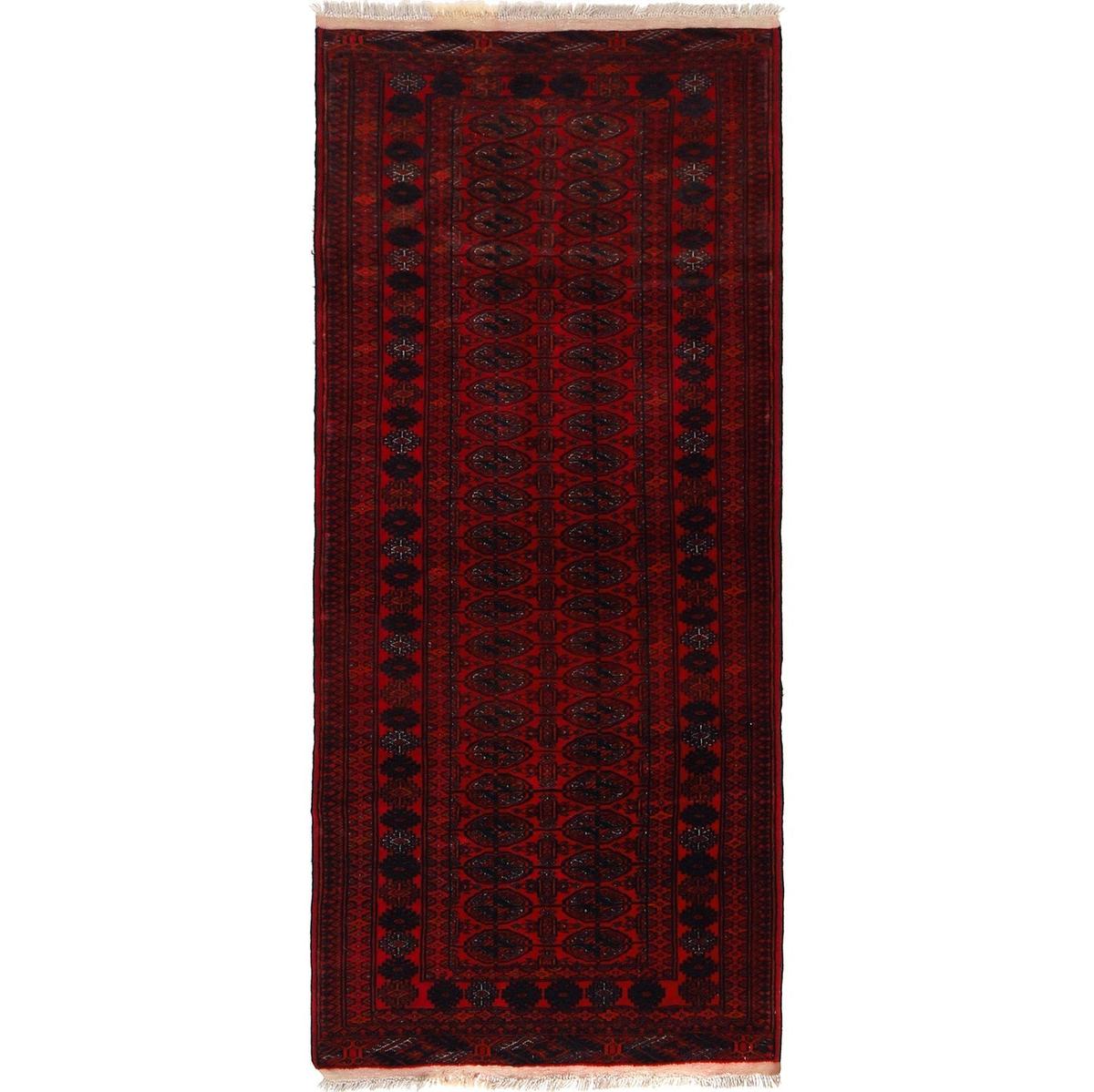 Handmade Bokhara Wool Runner Rug 31.5x72.8in (ID G22935)