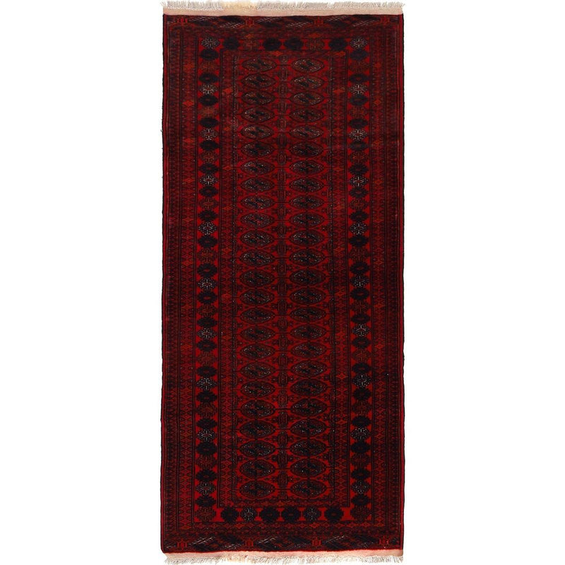 Handmade Bokhara Wool Runner Rug 31.5x72.8in (ID G22935)