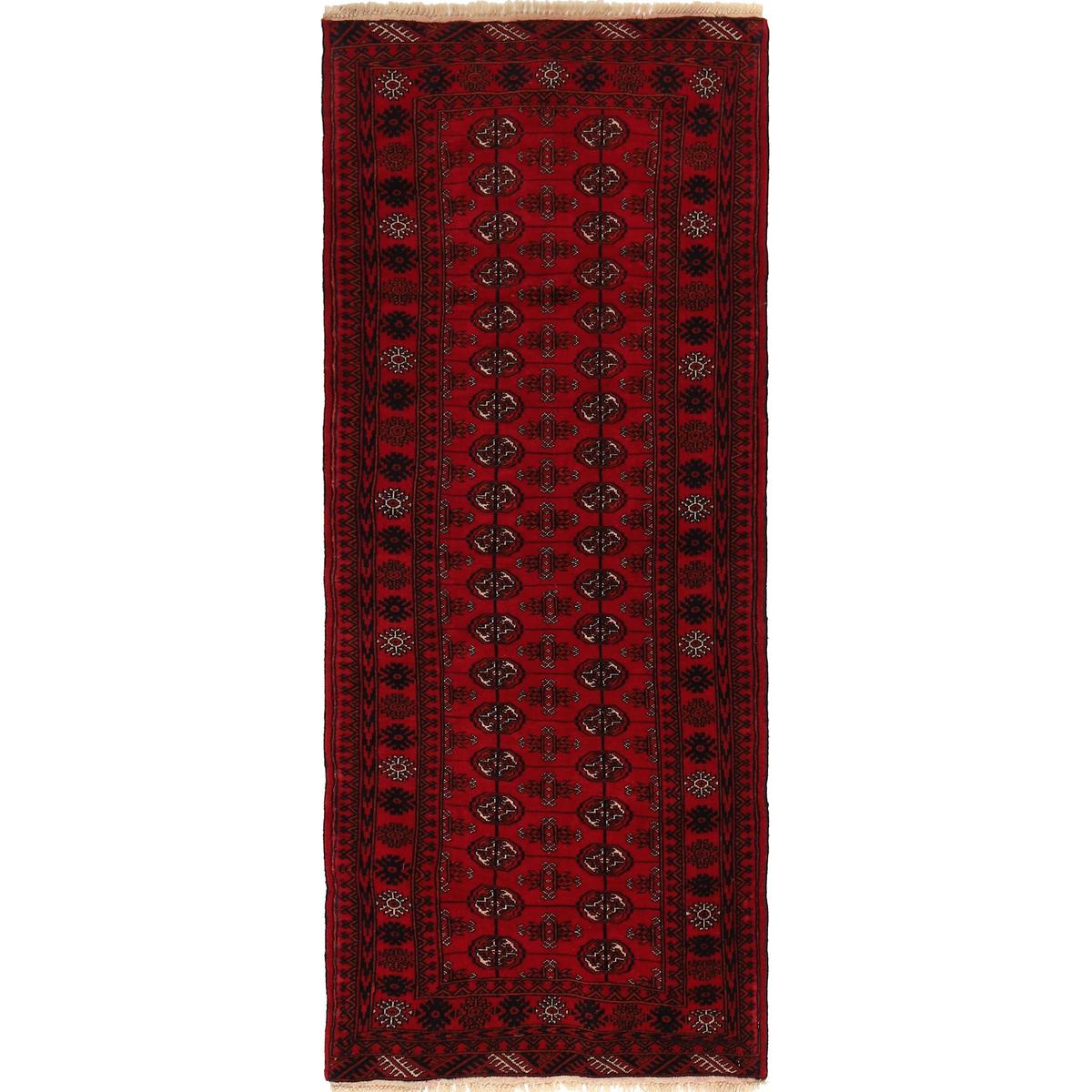 Handmade Wool Bokhara Runner 77 x 191 cm (ID G22936)