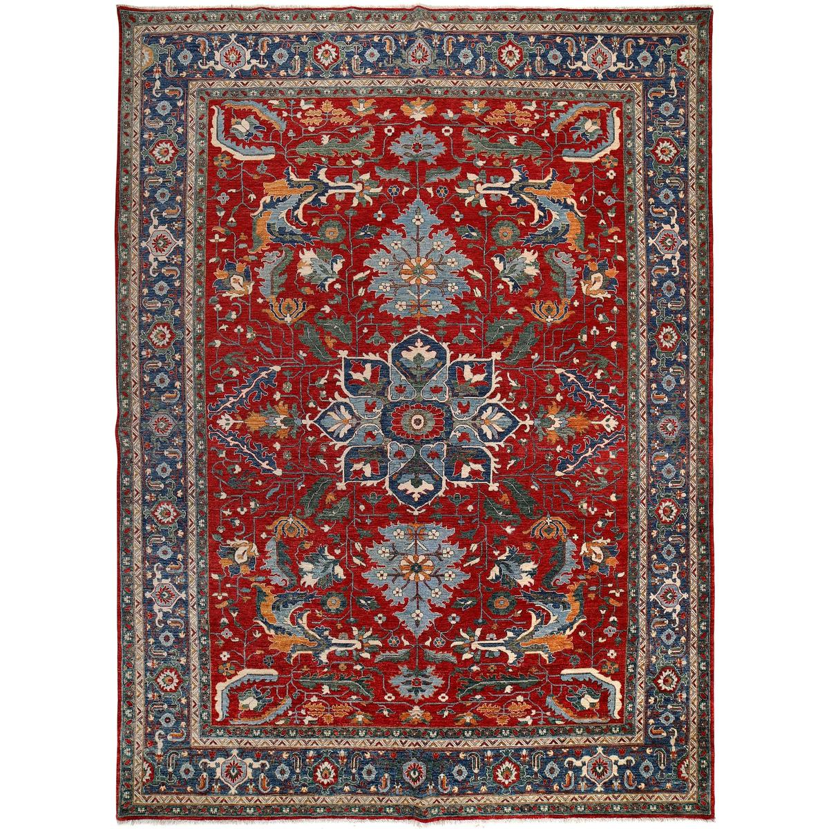 Handmade Heriz Wool Area Rug 304x421 cm (ID G25360)