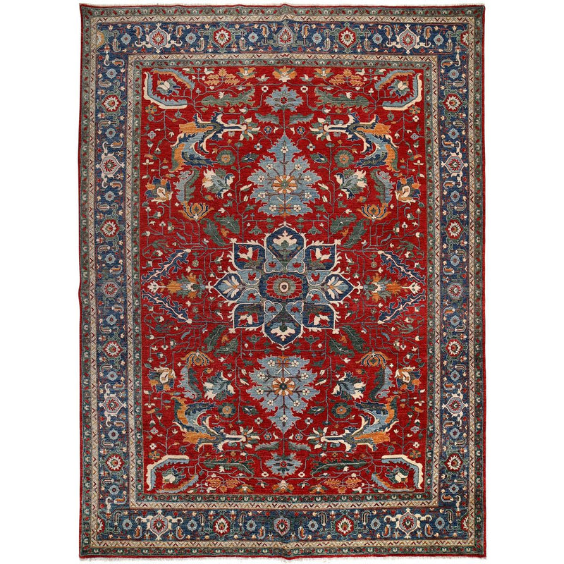 Handmade Heriz Wool Area Rug 304x421 cm (ID G25360)