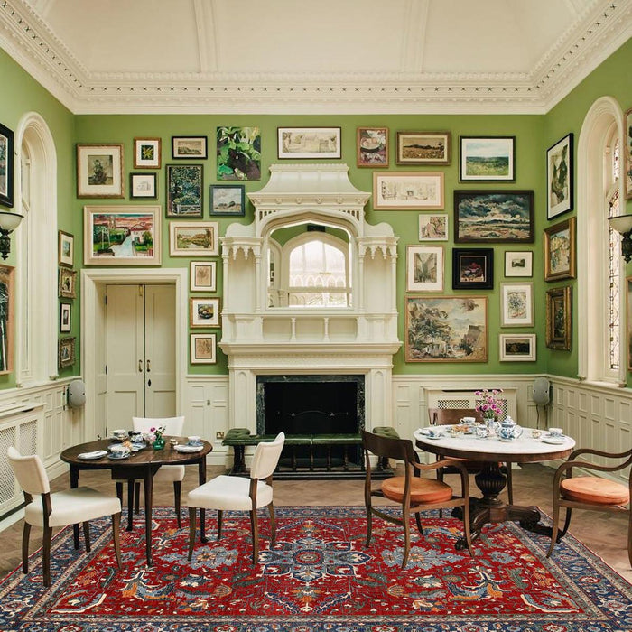 Handmade Heriz Wool Area Rug 304x421 cm (ID G25360)