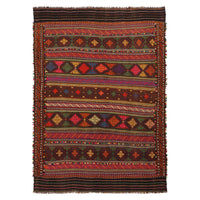 Entryway Flatweave Kilim 4' 10" x 7' 0" (ft) - No. G31685