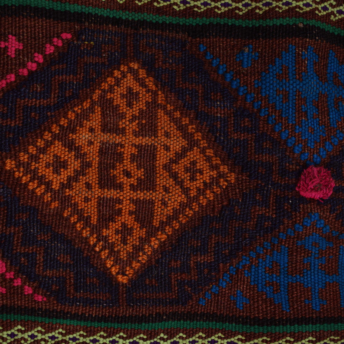 Entryway Flatweave Kilim 4' 10" x 7' 0" (ft) - No. G31685