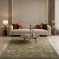 Olive & Rust Antique Class Rug 154 × 244 cm (5 x 8)