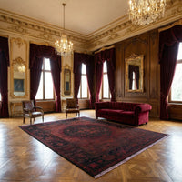 Majesty of the Red Eclipse Rug 244 x 305 cm