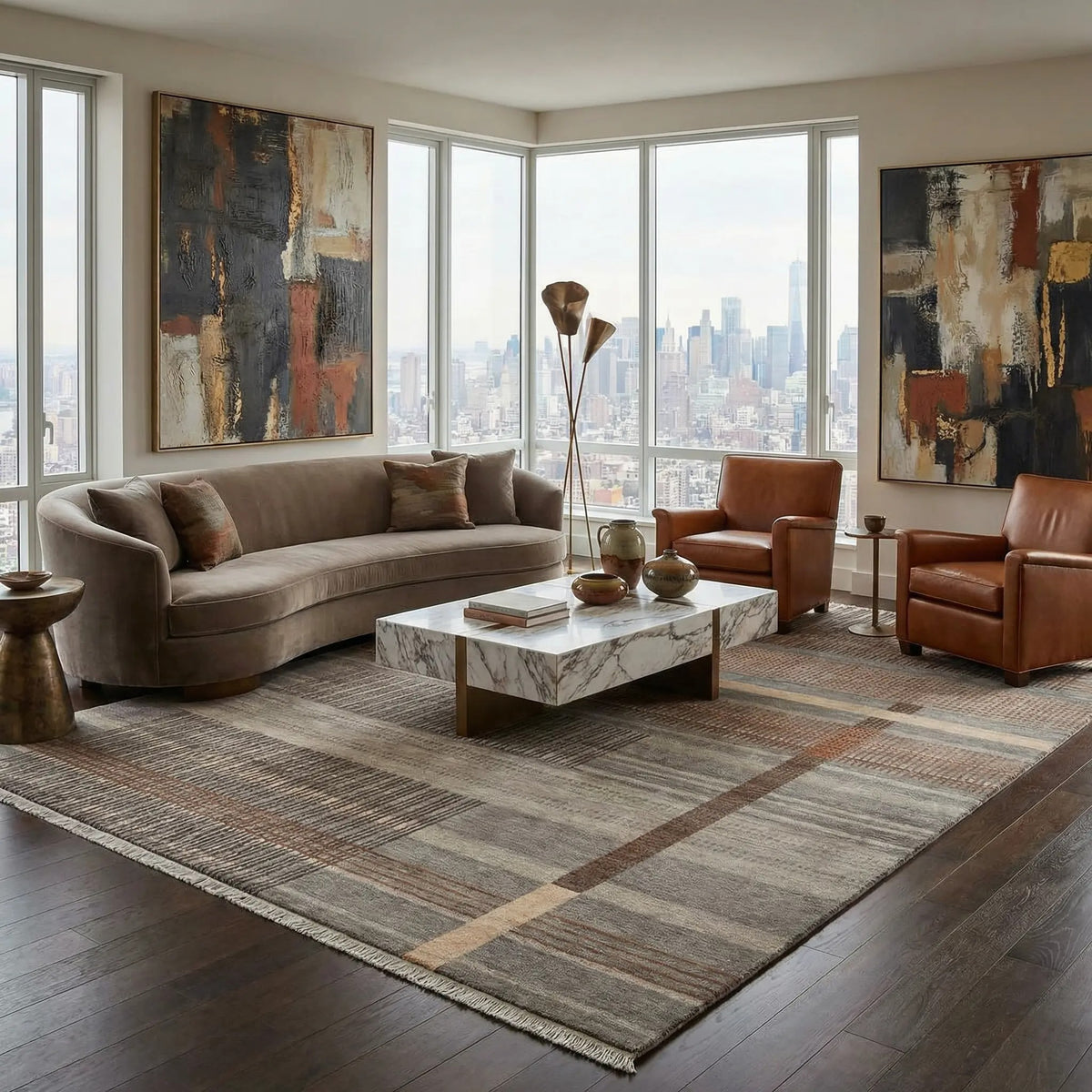 The Manhattan Weft Rug 274 x 366 cm
