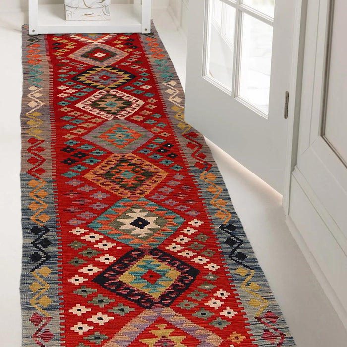 Vegetable Kilim Runner 2' 6" x 22' 0" (ft) - No. P34956