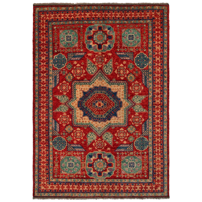 Handmade Wool Shirazi Area Rug Oriental Premium (ID P35677)