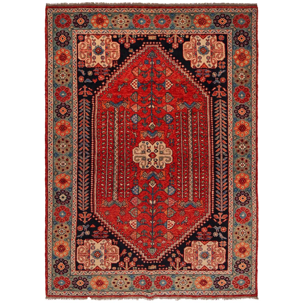 Handmade Wool Shirazi Rug 195 x 289 (cm) (ID P35678)