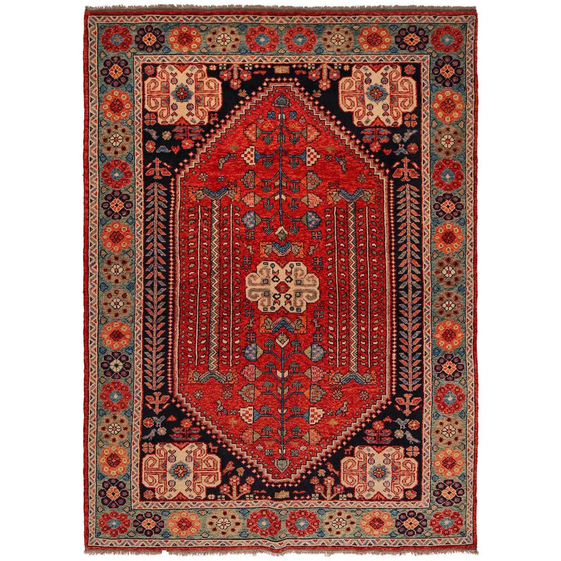 Handmade Wool Shirazi Rug 195 x 289 (cm) (ID P35678)