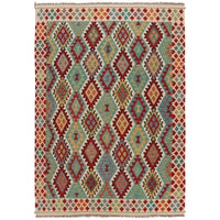 Handmade Vegetable Kelim 5' 9" x 8' 2" (ft) - No. P36081