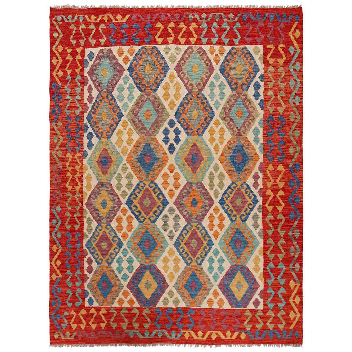 Handmade Vegetable Kilim 6' 0" x 8' 1" (ft) - No. P36144