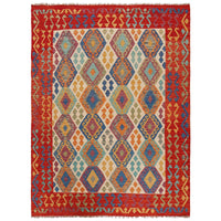 Handmade Vegetable Kilim 6' 0" x 8' 1" (ft) - No. P36144