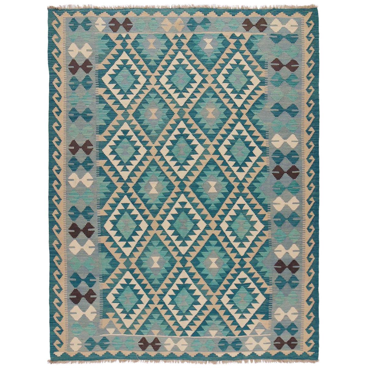 Handmade Wool Area Rug 178 x 240 cm (ID P36145)