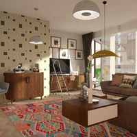 Handmade Vegetable Kelim 5' 10" x 8' 1" (ft) - No. P36147