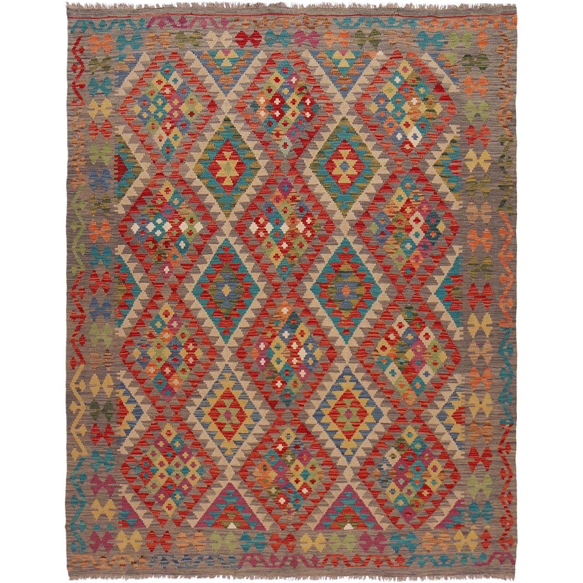 Handmade Wool Kilim Area Rug 75x96 in (ID P36150)