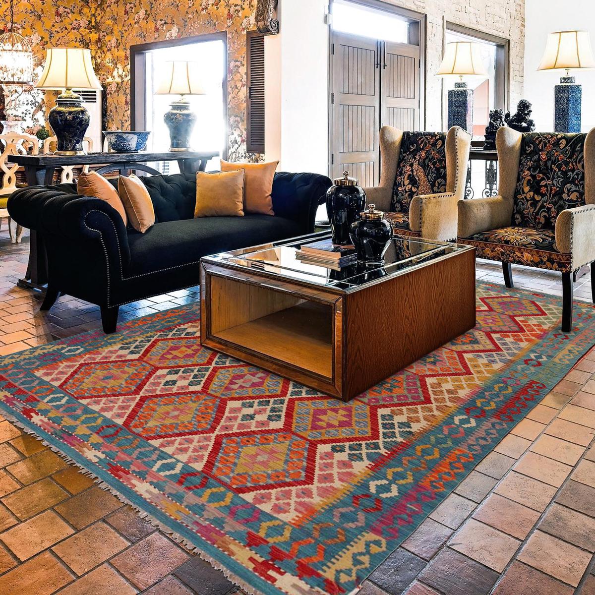 Handmade Wool Area Rug 178 x 258 cm (ID P36260)