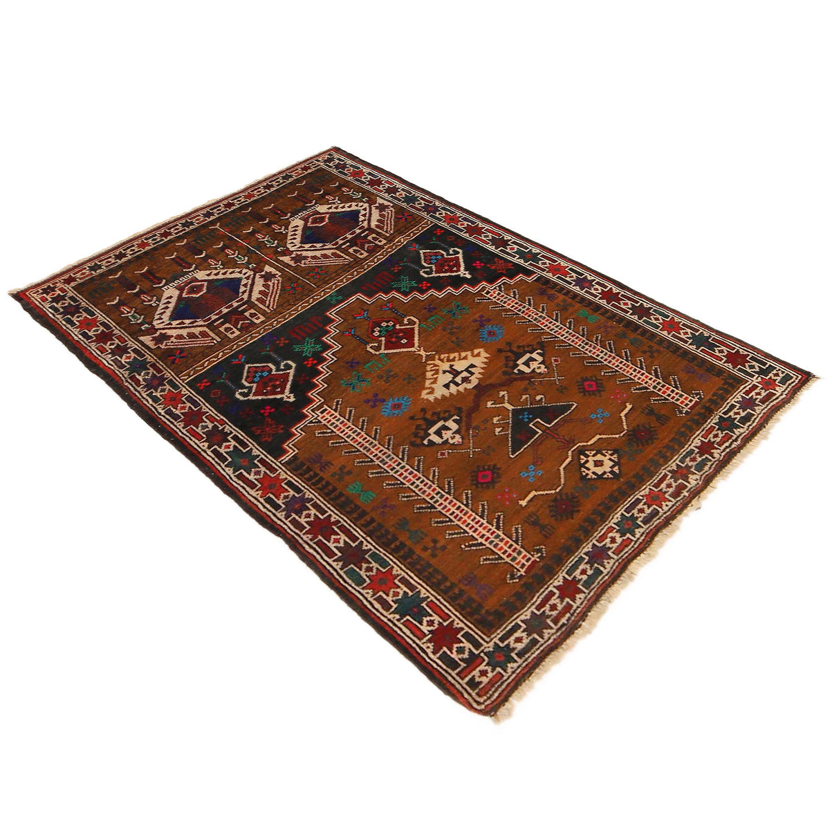 Handmade Prayer Rug 2' 9" x 4' 0" (ft) - No. P36326