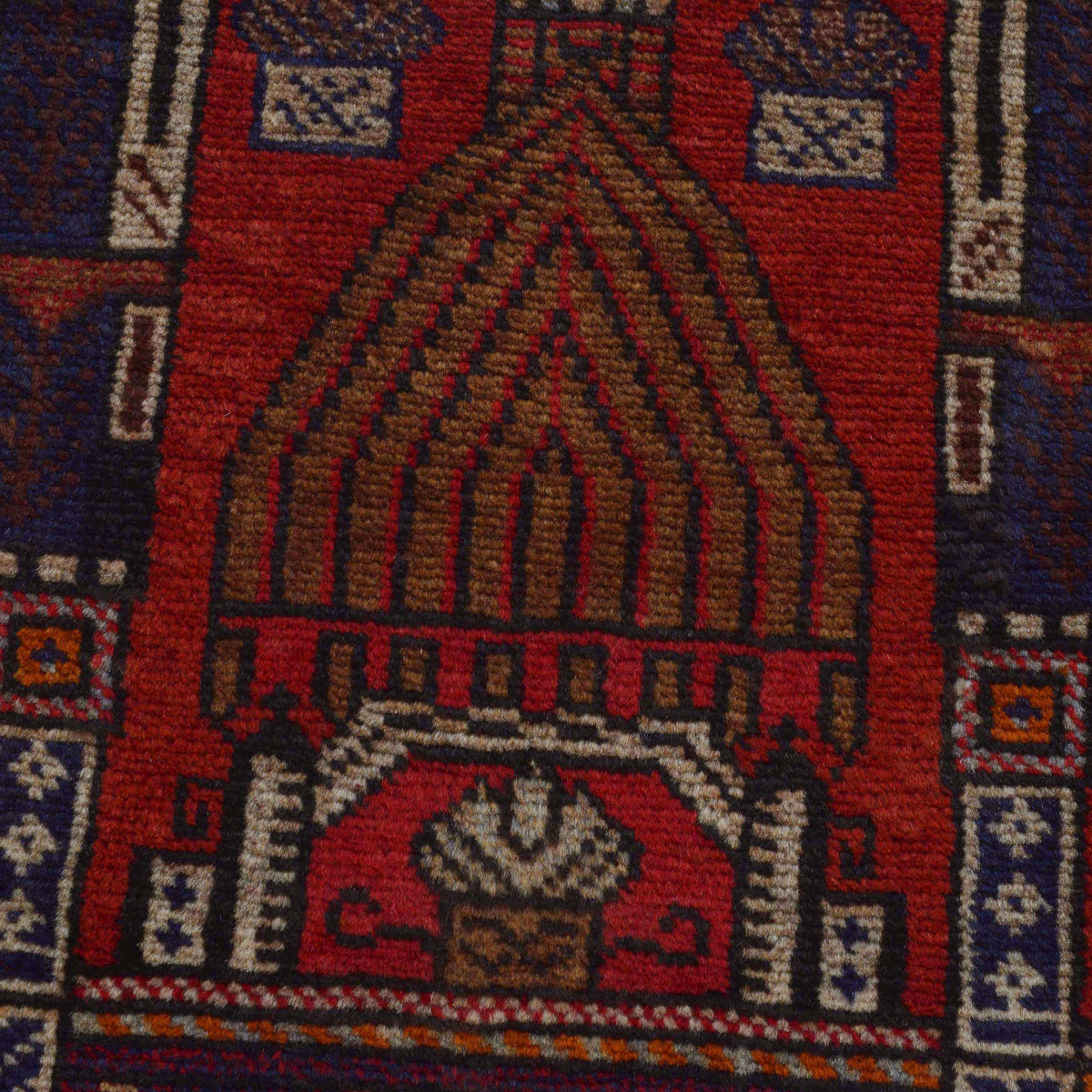 Small Prayer Rug 2' 8" x 3' 10" (ft) - No. P36329
