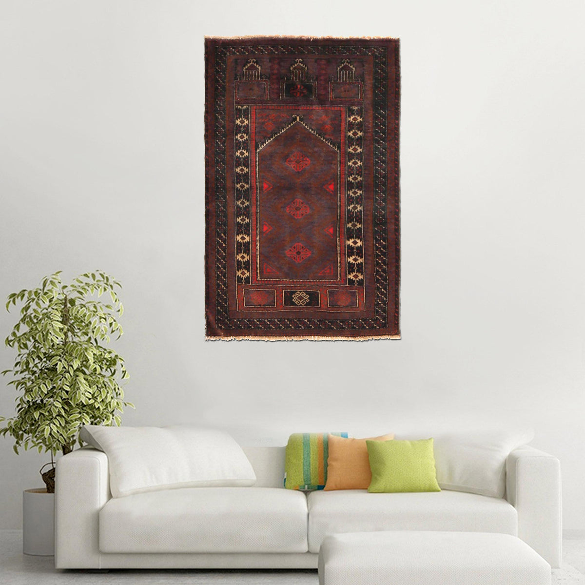 Prayer Mat 2' 10" x 4' 4" (ft) - No. P36331