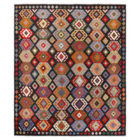 Handmade Vegetable Kilim 8' 6" x 9' 10" (ft) - No. P36402
