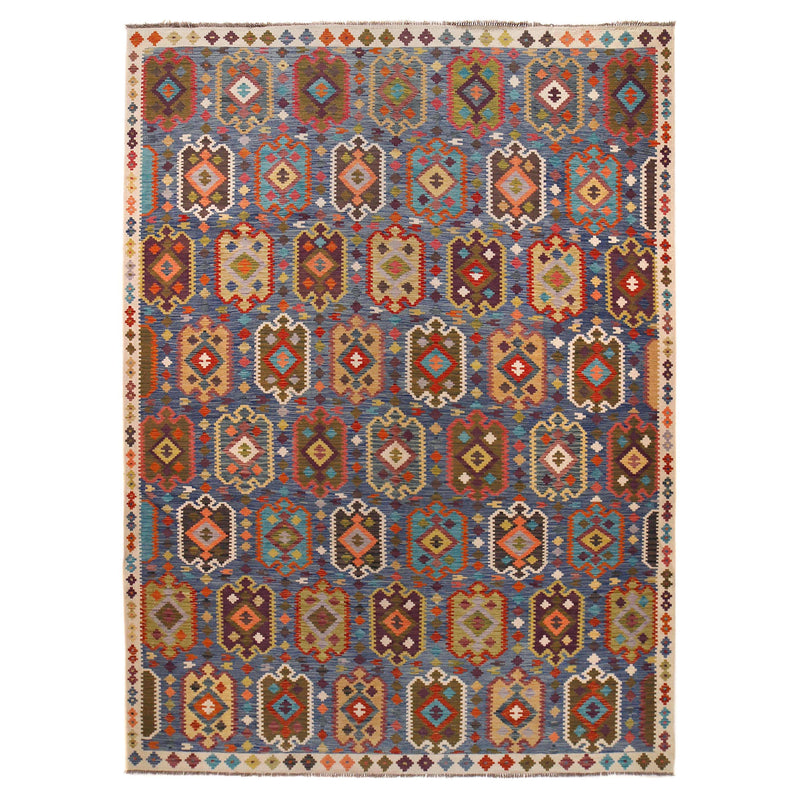 Handmade Vegetable Kelim 9' 11" x 13' 2" (ft) - No. P36481