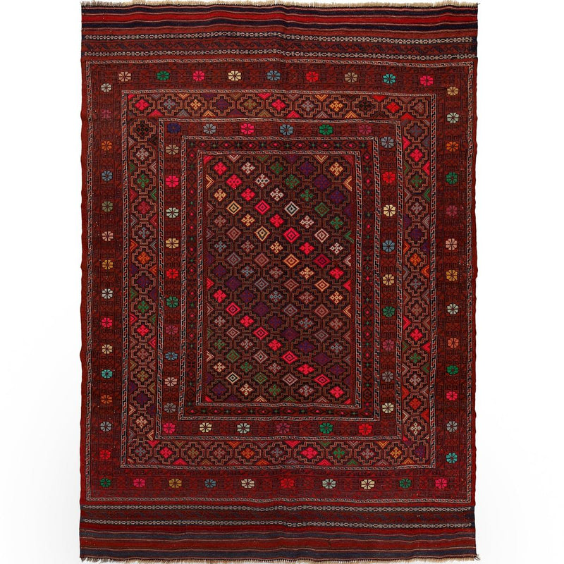 Bedroom Flatweave Kilim 5' 3" x 7' 4" (ft) - No. R22252
