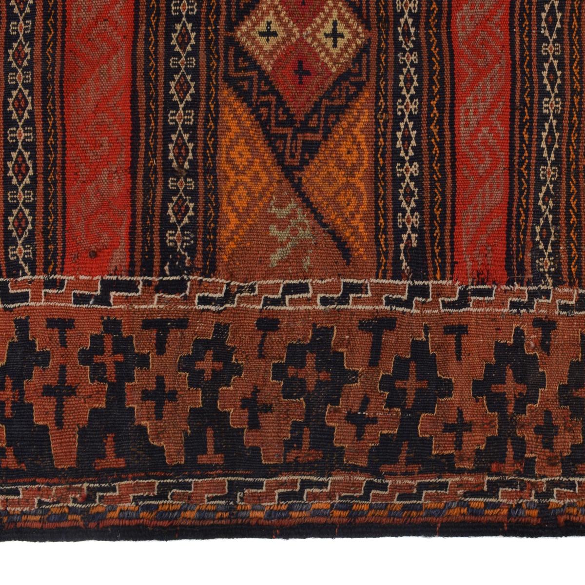Bedroom Flatweave Kilim 4' 6" x 6' 9" (ft) - No. R22254
