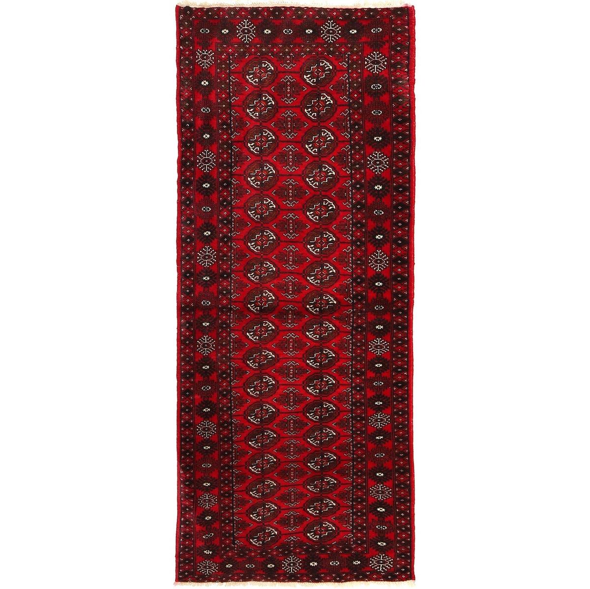 Handmade Bokhara Wool Runner Area Rug 77x194cm (ID R23734)