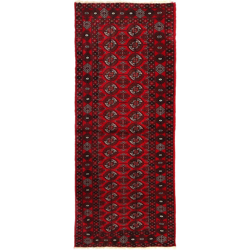 Handmade Bokhara Wool Runner Area Rug 77x194cm (ID R23734)