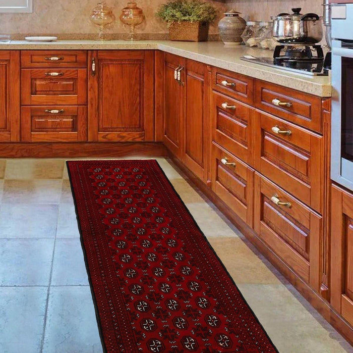 Handmade Bokhara Wool Runner 80 x 191 cm (ID 24134)