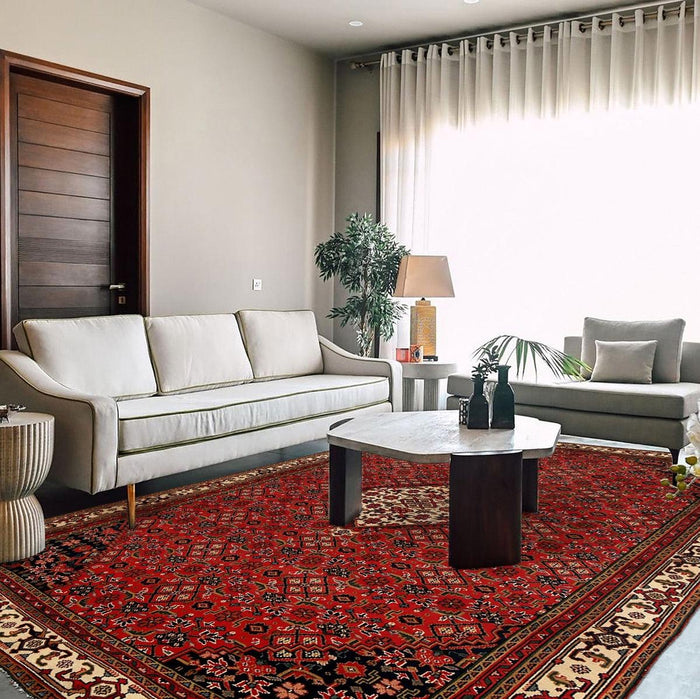 Handmade Kashan Wool Carpet 227 x 324 cm (ID R24264)