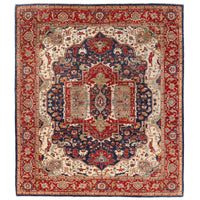 Hand Knotted Heriz Area Rug 245x297 cm (ID R24270)