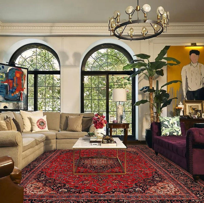 Handmade Wool Area Rug 282 x 375 cm (ID R24937)