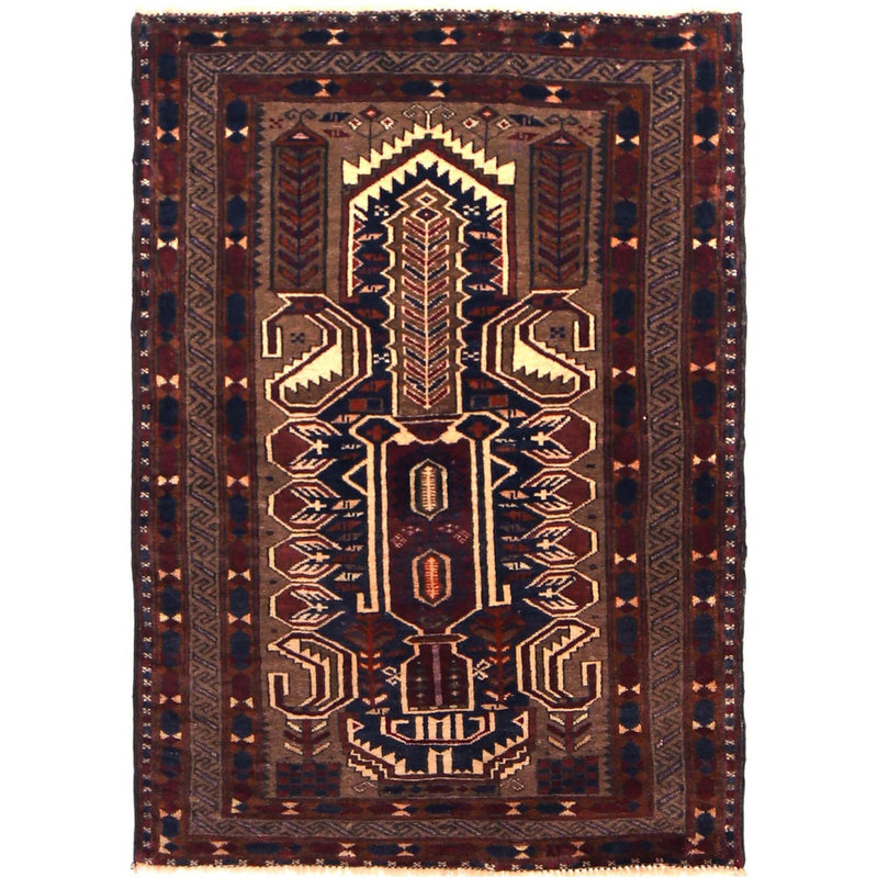 Handmade Prayer Rug 2' 9" x 3' 10" (ft) - No. R36523