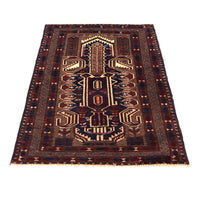 Handmade Prayer Rug 2' 9" x 3' 10" (ft) - No. R36523